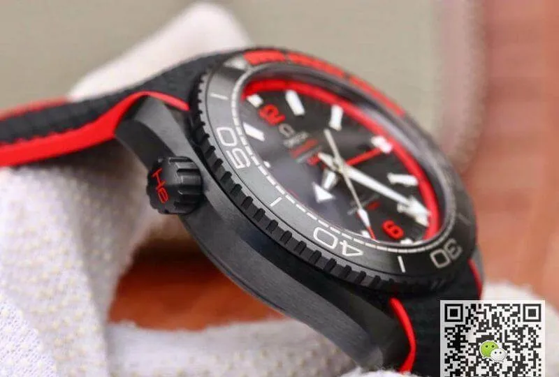 Omega Seamaster Planet Ocean 215.92.46.22.01.003 VS Factory 1:1 Best Edition Replica Watch Swiss ETA8906 Black Nylon Strap